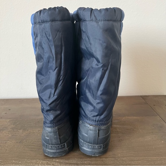 Sorel Lia Blue Snow Command Insulated Boots Youth Size 6 - Picture 11 of 13